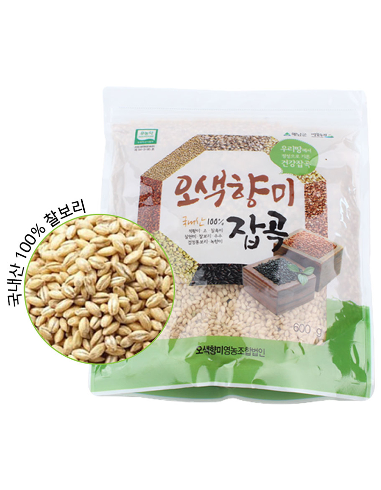 [한식단] 전남해남 무농약 찰보리 1kg