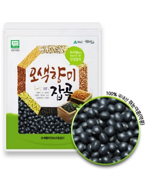 [한식단] 전남해남 무농약 쥐눈이콩 1kg